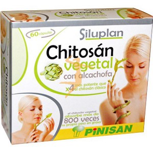 Chitosan vegetal siluplan 60 cápsulas Pinisan.